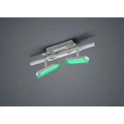 Reality BONDY Deckenleuchte LED Nickel-Matt, 2-flammig, Fernbedienung -LED Leuchten Verkäufe 2022 reality bondy deckenleuchte r82422107 7