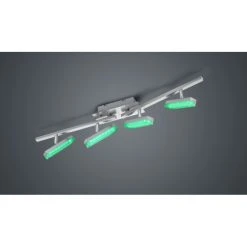 Reality BONDY Deckenleuchte LED Nickel-Matt, 4-flammig, Fernbedienung -LED Leuchten Verkäufe 2022 reality bondy deckenleuchte r82424107 3