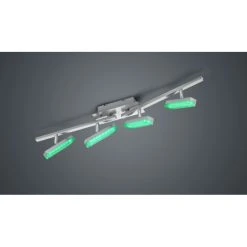 Reality BONDY Deckenleuchte LED Nickel-Matt, 4-flammig, Fernbedienung -LED Leuchten Verkäufe 2022 reality bondy deckenleuchte r82424107 6