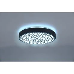 Reality Chizu Deckenleuchte LED Schwarz, 1-flammig, Fernbedienung, Farbwechsler -LED Leuchten Verkäufe 2022 reality chizu deckenleuchte r67161132 21