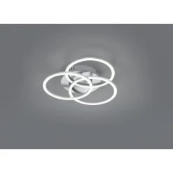 Reality Circle Deckenleuchte LED Nickel-Matt, 1-flammig, Fernbedienung