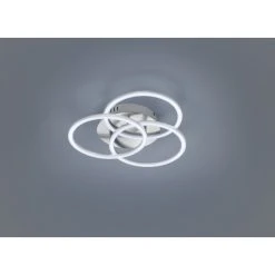 Reality Circle Deckenleuchte LED Nickel-Matt, 1-flammig, Fernbedienung -LED Leuchten Verkäufe 2022 reality circle deckenleuchte r62823107 2