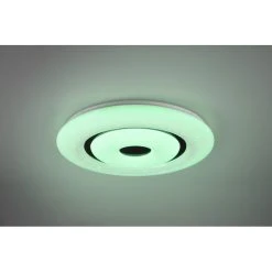 Reality Rana Deckenleuchte LED Schwarz, Wei&szlig;, 1-flammig, Fernbedienung, Farbwechsler -LED Leuchten Verkäufe 2022 reality rana deckenleuchte r65081900 5