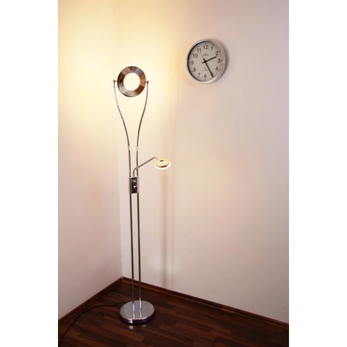 Reality RENNES Deckenfluter LED Chrom, 2-flammig 1 Reality RENNES Deckenfluter LED Chrom, 2-flammig