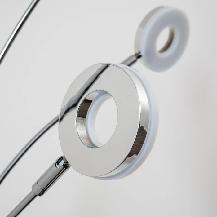 Reality RENNES Stehleuchte LED Chrom, 5-flammig 4 Reality RENNES Stehleuchte LED Chrom, 5-flammig – Bild 4