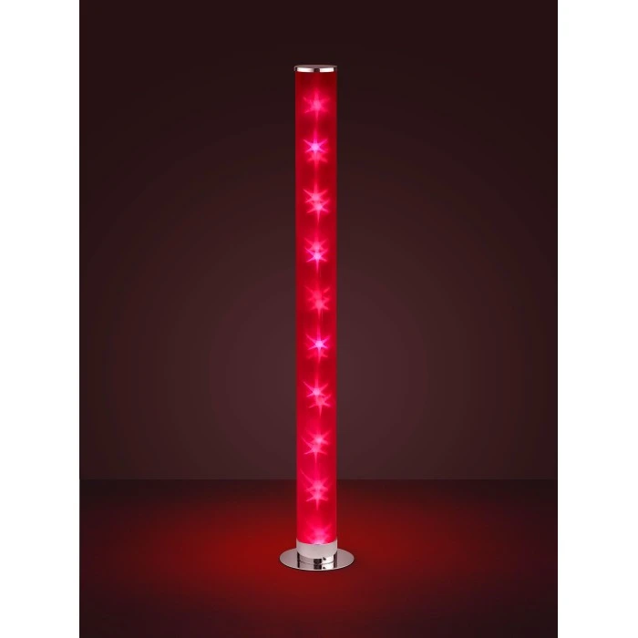 Reality Rico Stehleuchte LED Chrom, 1-flammig, Fernbedienung, Farbwechsler 2 Reality Rico Stehleuchte LED Chrom, 1-flammig, Fernbedienung, Farbwechsler – Bild 2