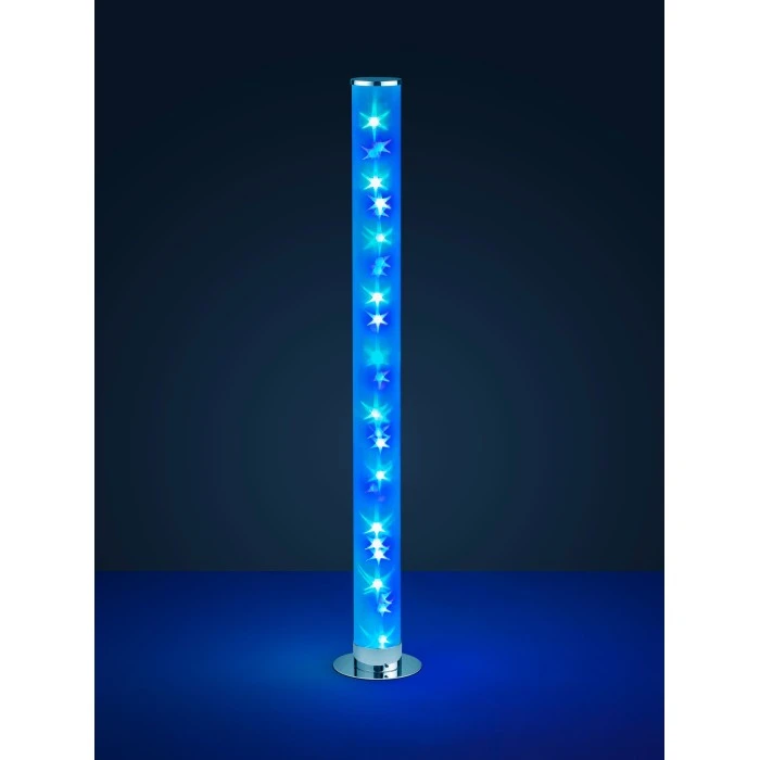 Reality Rico Stehleuchte LED Chrom, 1-flammig, Fernbedienung, Farbwechsler 4 Reality Rico Stehleuchte LED Chrom, 1-flammig, Fernbedienung, Farbwechsler – Bild 4