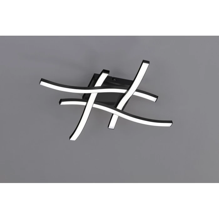 Reality Route Deckenleuchte LED Schwarz, 4-flammig 1 Reality Route Deckenleuchte LED Schwarz, 4-flammig