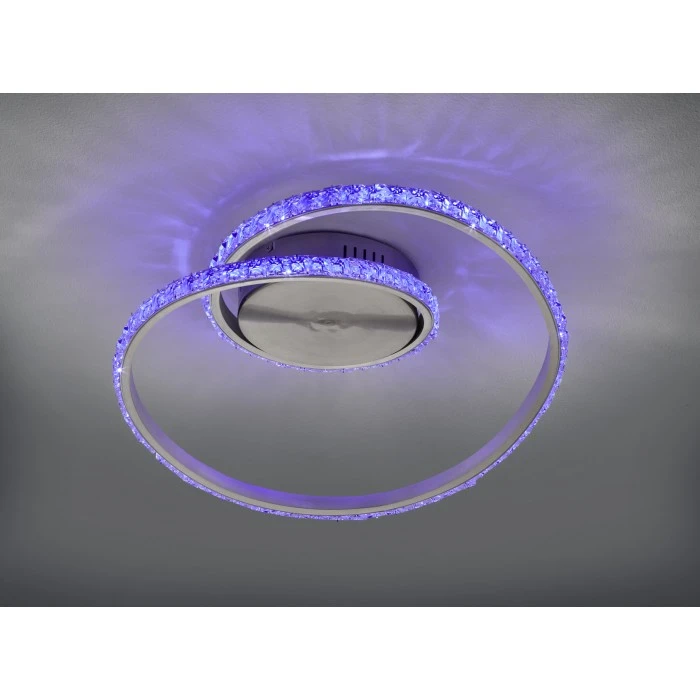 Reality Rubin Deckenleuchte LED Aluminium, 1-flammig, Fernbedienung, Farbwechsler 3 Reality Rubin Deckenleuchte LED Aluminium, 1-flammig, Fernbedienung, Farbwechsler – Bild 3