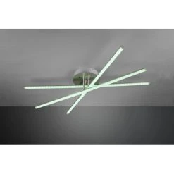 Reality STRADA Deckenleuchte LED Nickel-Matt, 3-flammig, Fernbedienung, Farbwechsler -LED Leuchten Verkäufe 2022 reality strada deckenleuchte r62953100 5
