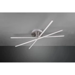 Reality STRADA Deckenleuchte LED Nickel-Matt, 3-flammig, Fernbedienung, Farbwechsler -LED Leuchten Verkäufe 2022 reality strada deckenleuchte r62953100 9