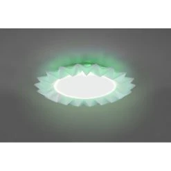 Reality Sunflower Deckenleuchte LED Weiß, 2-flammig, Fernbedienung, Farbwechsler -LED Leuchten Verkäufe 2022 reality sunflower deckenleuchte r65071201 21