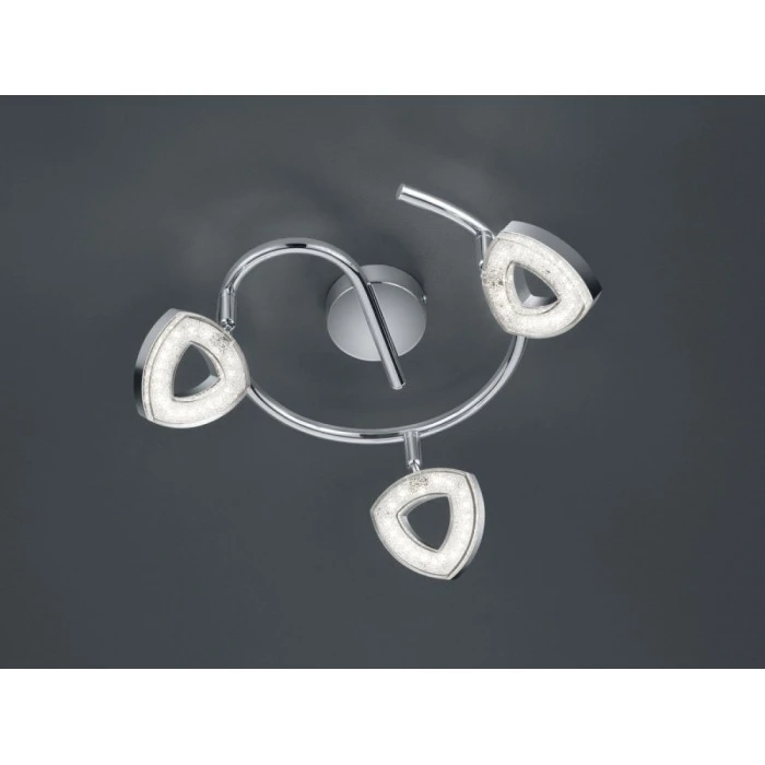 Reality TOURS Deckenleuchte LED Chrom, 3-flammig 1 Reality TOURS Deckenleuchte LED Chrom, 3-flammig