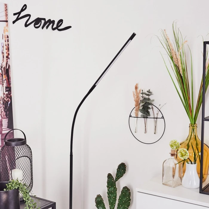 Hofstein Reuland Stehleuchte LED Schwarz, 1-flammig 12 Hofstein Reuland Stehleuchte LED Schwarz, 1-flammig – Bild 12