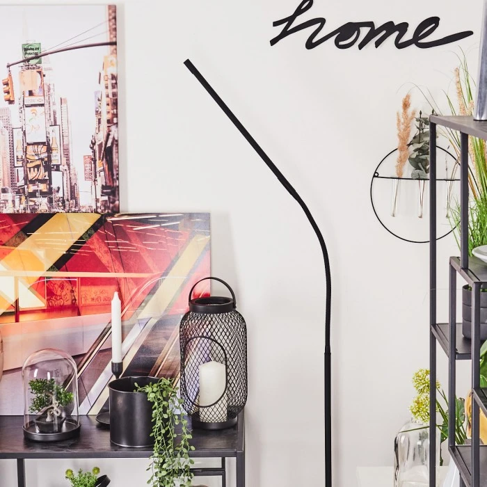 Hofstein Reuland Stehleuchte LED Schwarz, 1-flammig 10 Hofstein Reuland Stehleuchte LED Schwarz, 1-flammig – Bild 10