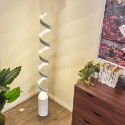 Hofstein Rezat Stehlampe LED Silber, Weiß, 1-flammig 18 Hofstein Rezat Stehlampe LED Silber, Weiß, 1-flammig -LED Leuchten Verkäufe 2022 rezat stehlampe h3390757 6