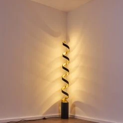 Hofstein Rezat Stehleuchte LED Schwarz-Gold, 1-flammig 29 Hofstein Rezat Stehleuchte LED Schwarz-Gold, 1-flammig -LED Leuchten Verkäufe 2022 rezat stehleuchte h3307281 12