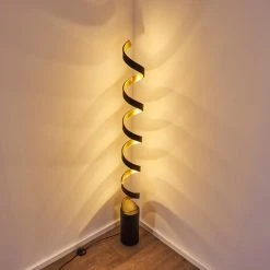 Hofstein Rezat Stehleuchte LED Schwarz-Gold, 1-flammig 21 Hofstein Rezat Stehleuchte LED Schwarz-Gold, 1-flammig -LED Leuchten Verkäufe 2022 rezat stehleuchte h3307281 4