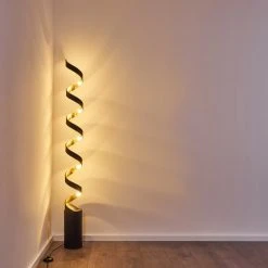 Hofstein Rezat Stehleuchte LED Schwarz-Gold, 1-flammig 24 Hofstein Rezat Stehleuchte LED Schwarz-Gold, 1-flammig -LED Leuchten Verkäufe 2022 rezat stehleuchte h3307281 7