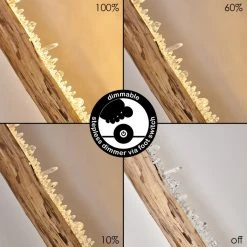 Hofstein Rodeche Stehleuchte LED Schwarz, Holz hell, 1-flammig -LED Leuchten Verkäufe 2022 rodeche stehleuchte h3326534 14