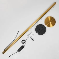 Hofstein Rodeche Stehleuchte LED Gold, 1-flammig -LED Leuchten Verkäufe 2022 rodeche stehleuchte h3538005 4