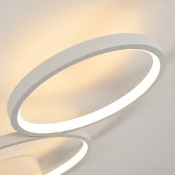 Hofstein Rodekro Deckenleuchte LED Weiß, 1-flammig -LED Leuchten Verkäufe 2022 rodekro deckenleuchte h3307632 13