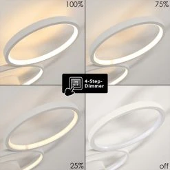 Hofstein Rodekro Deckenleuchte LED Weiß, 1-flammig -LED Leuchten Verkäufe 2022 rodekro deckenleuchte h3307632 3