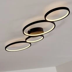 Hofstein Rodekro Deckenleuchte LED Schwarz, 1-flammig 35 Hofstein Rodekro Deckenleuchte LED Schwarz, 1-flammig -LED Leuchten Verkäufe 2022 rodekro deckenleuchte h3307656 13