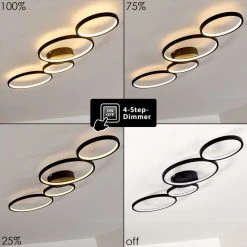 Hofstein Rodekro Deckenleuchte LED Schwarz, 1-flammig 24 Hofstein Rodekro Deckenleuchte LED Schwarz, 1-flammig -LED Leuchten Verkäufe 2022 rodekro deckenleuchte h3307656 2