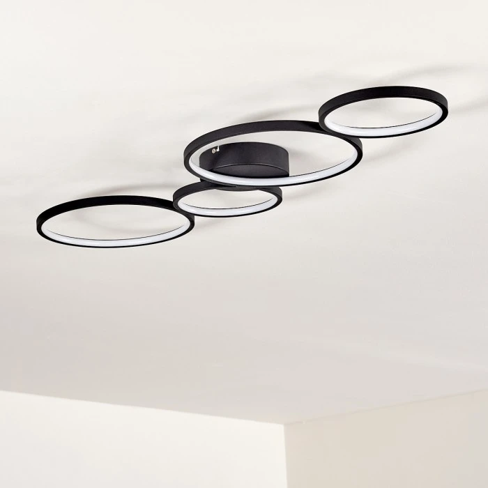 Hofstein Rodekro Deckenleuchte LED Schwarz, 1-flammig 22 Hofstein Rodekro Deckenleuchte LED Schwarz, 1-flammig – Bild 22