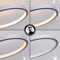 Hofstein Rodekro Deckenleuchte LED Nickel-Matt, 4-flammig 24 Hofstein Rodekro Deckenleuchte LED Nickel-Matt, 4-flammig -LED Leuchten Verkäufe 2022 rodekro deckenleuchte h3374368 11