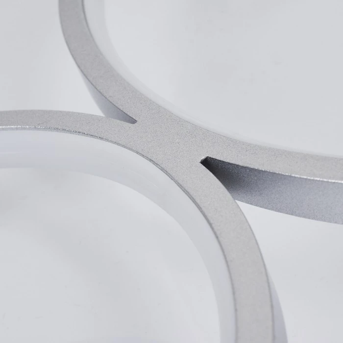 Hofstein Rodekro Deckenleuchte LED Nickel-Matt, 1-flammig 3 Hofstein Rodekro Deckenleuchte LED Nickel-Matt, 1-flammig – Bild 3