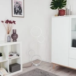 Hofstein Rodekro Stehleuchte LED Silber, 1-flammig -LED Leuchten Verkäufe 2022 rodekro stehleuchte h3374917 10