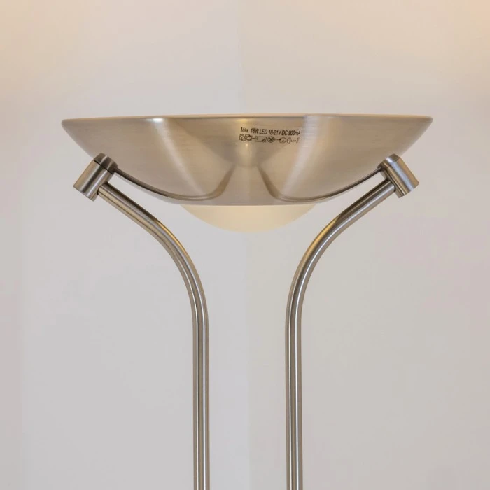 Hofstein Rom Deckenfluter LED Nickel-Matt, 2-flammig 18 Hofstein Rom Deckenfluter LED Nickel-Matt, 2-flammig – Bild 18