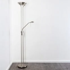 Hofstein Rom Deckenfluter LED Nickel-Matt, 2-flammig 23 Hofstein Rom Deckenfluter LED Nickel-Matt, 2-flammig -LED Leuchten Verkäufe 2022 rom deckenfluter 8500 3