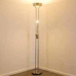 Hofstein Rom Deckenfluter LED Nickel-Matt, 2-flammig 29 Hofstein Rom Deckenfluter LED Nickel-Matt, 2-flammig -LED Leuchten Verkäufe 2022 rom deckenfluter 8500 9