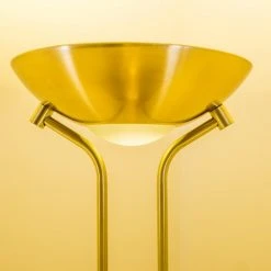 Hofstein Rom Deckenfluter LED Messing, 2-flammig -LED Leuchten Verkäufe 2022 rom deckenfluter 8501 12