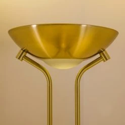 Hofstein Rom Deckenfluter LED Messing, 2-flammig -LED Leuchten Verkäufe 2022 rom deckenfluter 8501 14