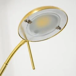 Hofstein Rom Deckenfluter LED Messing, 2-flammig -LED Leuchten Verkäufe 2022 rom deckenfluter 8501 17