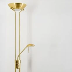 Hofstein Rom Deckenfluter LED Messing, 2-flammig -LED Leuchten Verkäufe 2022 rom deckenfluter 8501 3