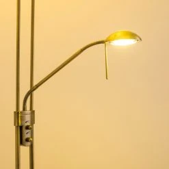 Hofstein Rom Deckenfluter LED Altmessing, 2-flammig -LED Leuchten Verkäufe 2022 rom deckenfluter 8505 19