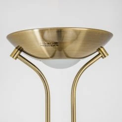 Hofstein Rom Deckenfluter LED Altmessing, 2-flammig -LED Leuchten Verkäufe 2022 rom deckenfluter 8505 3