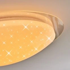 Hofstein Rosenga Deckenleuchte LED Weiß, 1-flammig, Fernbedienung -LED Leuchten Verkäufe 2022 rosenga deckenleuchte h3391495 2