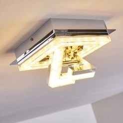 Hofstein Rova Deckenleuchte LED Chrom, 1-flammig -LED Leuchten Verkäufe 2022 rova deckenleuchte h3273654 do1 2