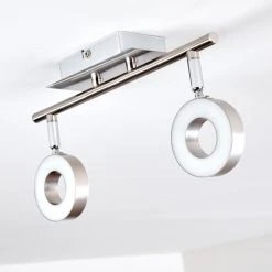 Hofstein Russell Deckenspot LED Nickel-Matt, Chrom, 2-flammig 47 Hofstein Russell Deckenspot LED Nickel-Matt, Chrom, 2-flammig -LED Leuchten Verkäufe 2022 russell deckenspot h3009901 20