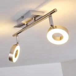 Hofstein Russell Deckenspot LED Nickel-Matt, Chrom, 2-flammig 30 Hofstein Russell Deckenspot LED Nickel-Matt, Chrom, 2-flammig -LED Leuchten Verkäufe 2022 russell deckenspot h3009901 3