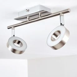 Hofstein Russell Deckenspot LED Nickel-Matt, Chrom, 2-flammig 31 Hofstein Russell Deckenspot LED Nickel-Matt, Chrom, 2-flammig -LED Leuchten Verkäufe 2022 russell deckenspot h3009901 4