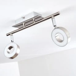 Hofstein Russell Deckenspot LED Nickel-Matt, Chrom, 2-flammig 35 Hofstein Russell Deckenspot LED Nickel-Matt, Chrom, 2-flammig -LED Leuchten Verkäufe 2022 russell deckenspot h3009901 8