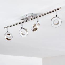 Hofstein Russell Deckenspot LED Nickel-Matt, Chrom, 4-flammig -LED Leuchten Verkäufe 2022 russell deckenspot h3009925 21