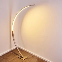 Hofstein Ruswil Bogenlampe LED Nickel-Matt, 1-flammig -LED Leuchten Verkäufe 2022 ruswil bogenlampe h3295663 do1 11